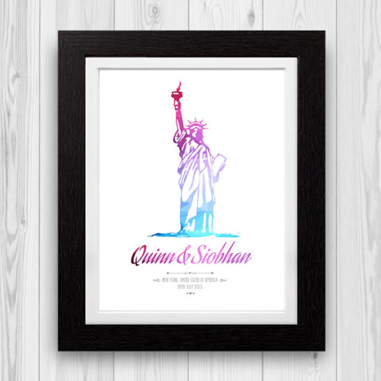 Monumental Engagement Gift New York USA