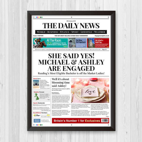 Personalised Daily News Cover