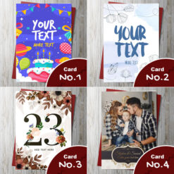 Card options for him