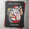 Badass Santa Christmas Card