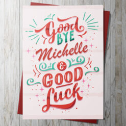 Good Luck Card For Her (Personalised)