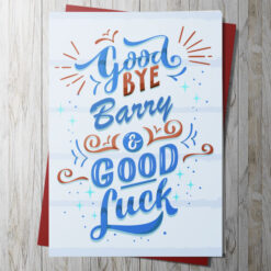 Good Luck Card For Him (Personalised)