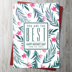 You Are The Best Mother's Day Card - Personalised