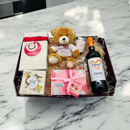 The Ultimate Pamper Hamper – with Personalised Teddy 🎁✨ Indulge in pure relaxation with this beautifully curated Pamper Hamper, the perfect gift for someone special! 💖 Whether for a birthday, anniversary, or just to show some love, this luxury hamper is packed with delightful treats to unwind and feel cherished. 🌿 What’s Inside? ✅ Personalised Teddy Bear – Adorably soft and customized with a name or message. 🧸💞 ✅ Premium Bottle of Red or White – A rich and smooth wine to sip and savor. 🍷 ✅ Luxury Chocolates – A decadent selection for the ultimate indulgence. 🍫 ✅ Handmade Bath Bombs – For a soothing and fragrant spa-like experience. 🛁✨ ✅ Scented Candle – To set the mood and create a cozy atmosphere. 🕯️ ✅ Beautifully Gift-Wrapped – Presented in a stylish hamper, ready to impress. 🎀 💝 The perfect gift for Mother’s Day, Valentine’s, Christmas, or just because! 📍 Order yours today and make someone’s day extra special! 💕 #PamperHamper #LuxuryGifts #RelaxAndUnwind #GiftIdeas