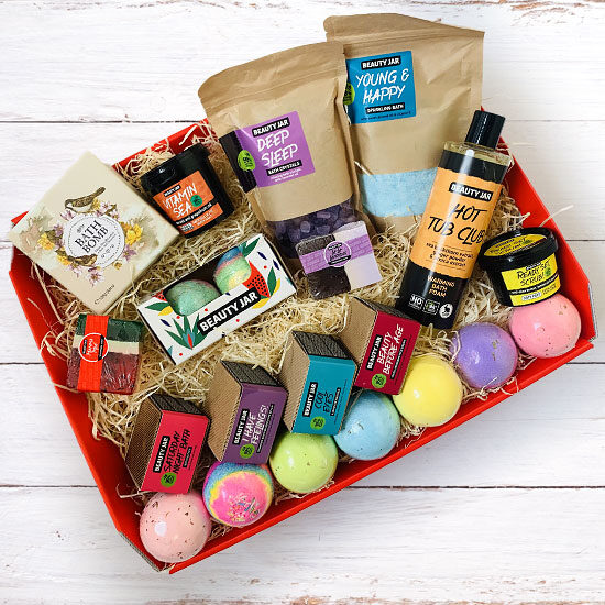 The ultimate bath time hamper
