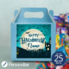 The Blue Happy Halloween Mixed Treat Box - Personalised