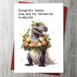 Bridezilla Card (personalise)