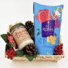 Personalised Candle & Chocolate Christmas Hamper