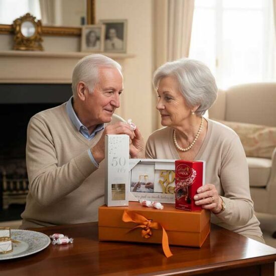 Golden Wedding Anniversary Gift Hamper