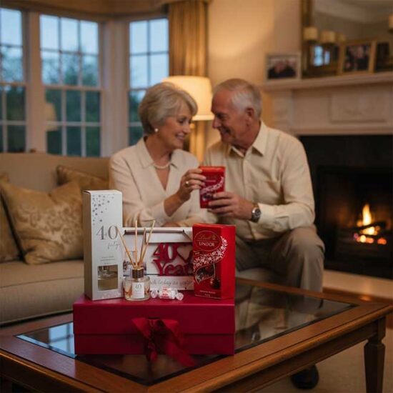 Ruby Wedding Anniversary Gift Hamper